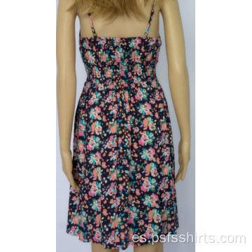 Vestido sin tirantes halter de mujer